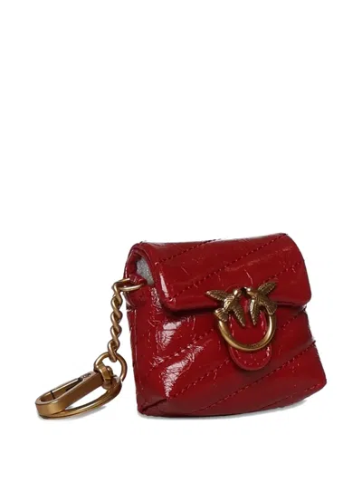 Pinko Quilted Airpods Case In Red