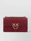 Pinko Quilted Chain Strap Shoulder Bag