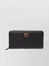 Pinko Quilted Design Gold-tone Hardware In Grey