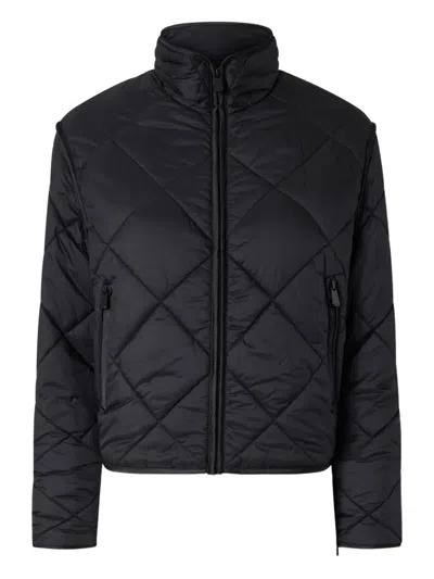 PINKO QUILTED DIAMOND-PATTERN JACKET