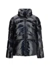 Pinko Glossy Quilted Down Jacket In Multi