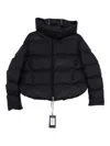 Pinko Quilted High-neck Puffer Jacket In Black
