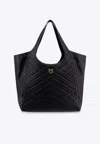 Pinko Quilted Chevron Dual Handle Shoulder Bag