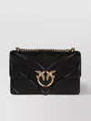 Pinko Quilted Love Bird Chain Strap Bag
