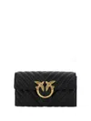 Pinko Love Bag One Wallet Chevron Wallets And Card Holders Black In Q Nero