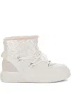 Pinko Yoko 19 Quilted Ankle Boots In White