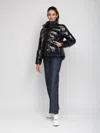 Pinko Quilted Polyamide Puffer Down Jacket In Black