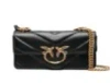 Pinko Quilted Shoulder Bag With Distinctive Logo Embellishment