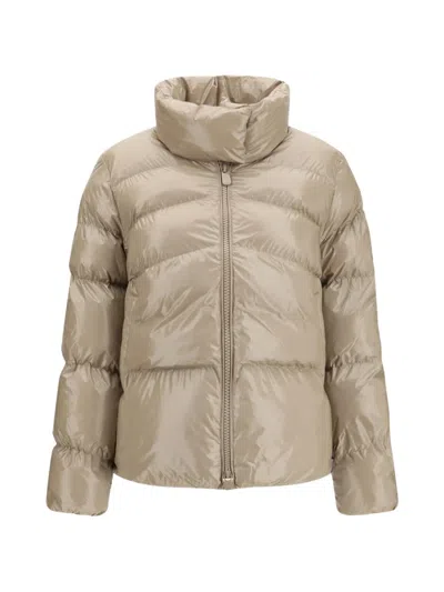 Pinko Mirco Down Jacket High Collar Cropped In Multi