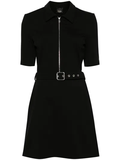 Pinko Racchetta Mini Dress In Negro