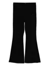 Pinko Raised-logo Leggings In Black