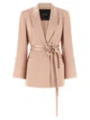 Pinko Rapa Blazer In Beige
