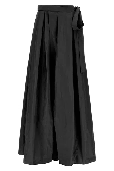 Pinko Raponzolo Maxi Skirt In Black