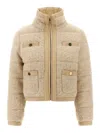 Pinko Raquel Down Jacket In Neutral
