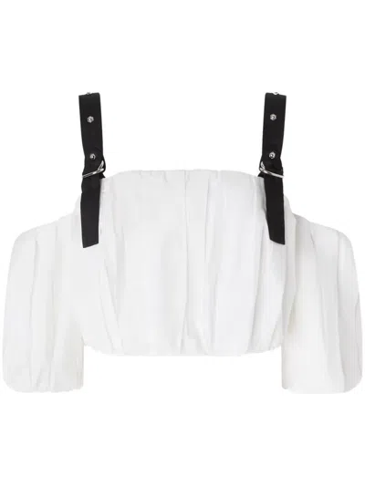 PINKO PINKO RAUL ADJUSTABLE CROPPED TOP