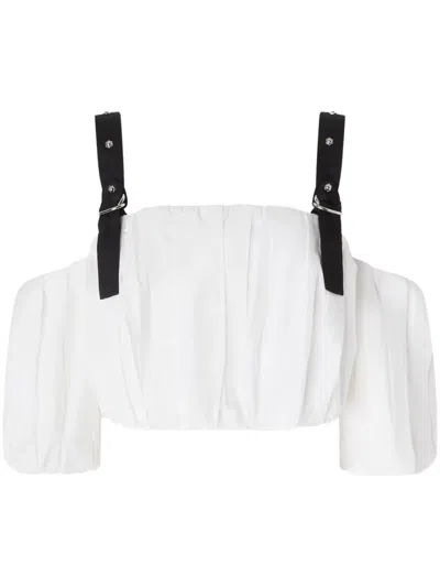 PINKO PINKO RAUL ADJUSTABLE CROPPED TOP