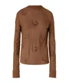 Pinko Rebora Blouse In Brown