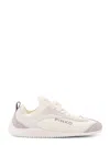 Pinko Reby 03 Knit And Leather Sneakers In White
