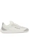 Pinko 'reby 03' White Sneakers With Logo Patch On The Tongue And Logo Lettering On The Side In Beige