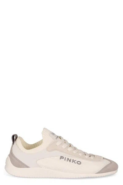 Pinko Reby Low-top Sneakers In Neutral