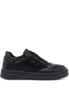 Pinko Mandy Sneakers With Crystals And Studs In 黑色