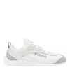 Pinko 'reby 03' White Sneakers With Logo Patch On The Tongue And Logo Lettering On The Side In Milk