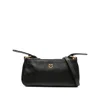 Pinko Rectangle Leather Shoulder Bag In Black