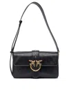 Pinko Classic Love One Shoulder Bag In Black