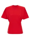 Pinko T-shirt À Manches Courtes Et Épaules Rembourrées In Red