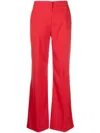 Pinko Red Flared Trousers