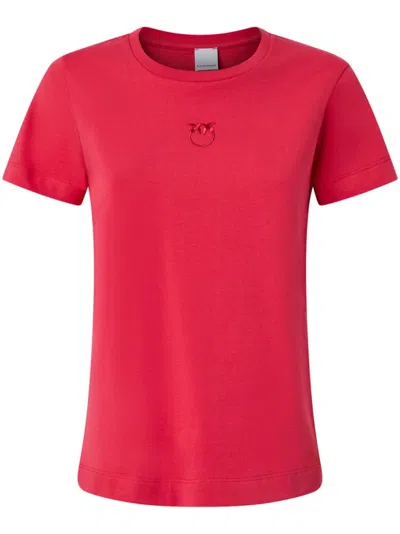 PINKO RED LOGO T-SHIRT