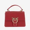 Pinko Red Mini Love One Satchel