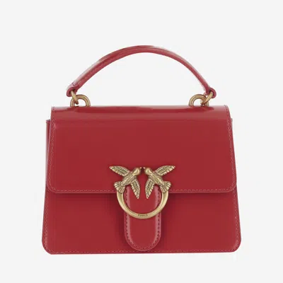 Pinko Red Mini Love One Satchel