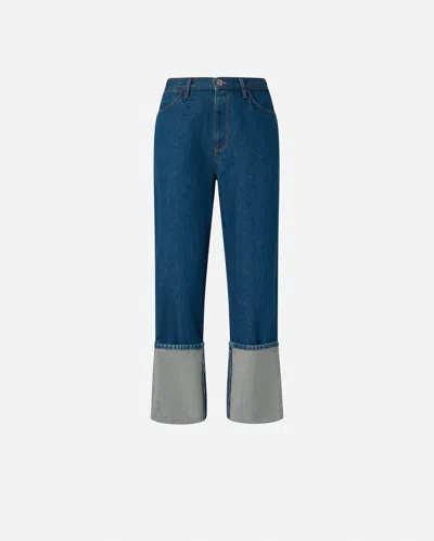 PINKO JEAN DROIT À REVERS REIMAGINE PINKO X PATRICK MCDOWELL