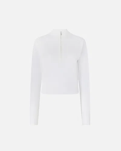 PINKO PULL SEMI-TRANSPARENT DEMI-ZIPPÉ REIMAGINE PINKO X PATRICK MCDOWELL
