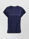 Pinko Satin Blouse With Cap Sleeves