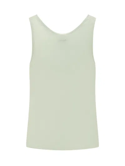 Pinko Relaxed Fit Tank Top In Green