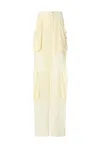 Pinko Sheer Georgette Cargo Trousers