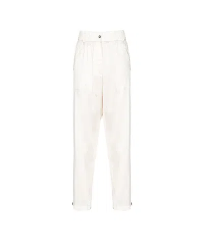 Pinko Replay Satin Trousers In White