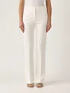 Pinko Resta Pantalone Punto Stoffa Trousers In Bianco