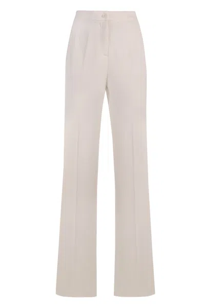 Pinko Resta Tailored Trousers In White