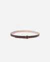 Pinko Love Birds Belt In Brown/pink-antique Gold