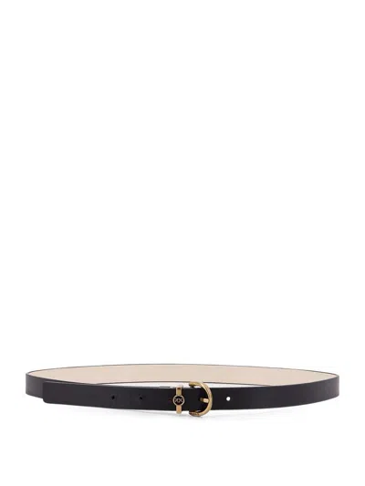 Pinko Love Berry Leather Belt In Multi