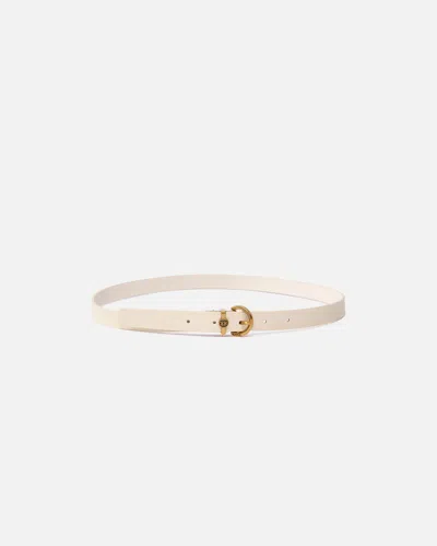 PINKO FINE CEINTURE RÉVERSIBLE EN CUIR DE 2 CM
