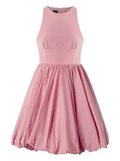 PINKO REW-NECK SLEEVELESS MINI DRESS
