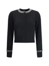 Pinko Spezzino Cardigan Blend Ws In Black