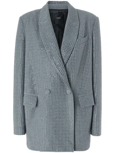 PINKO RHINESTONE-EMBELLISHED BLAZER