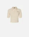 Pinko Ribbed Cashmere Blend Turtleneck Jumper With Lurex Cuffs In Meringue White