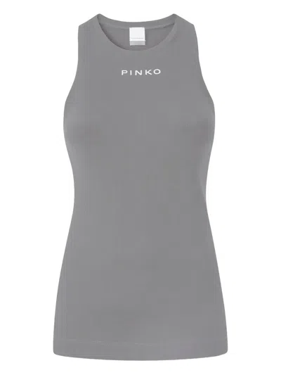 PINKO RIBBED CREW-NECK TOP