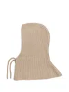 Pinko Ribbed Drawstring Hood In Multi